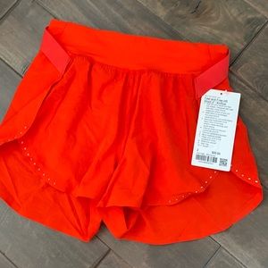 NWT Lululemon Fast and Free HR Short 2” Airflow
